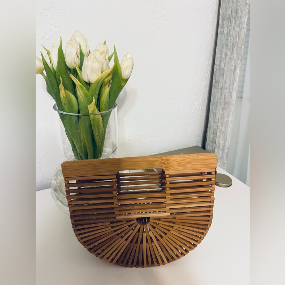 Cult gaia summer basket bag